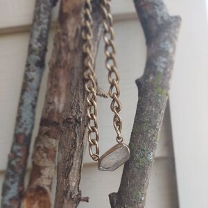 🔮🌙 Rhiana|| Quartz Chain by Lissa Bowie||18–20”|| Quartz Crystal ||🔮🌙